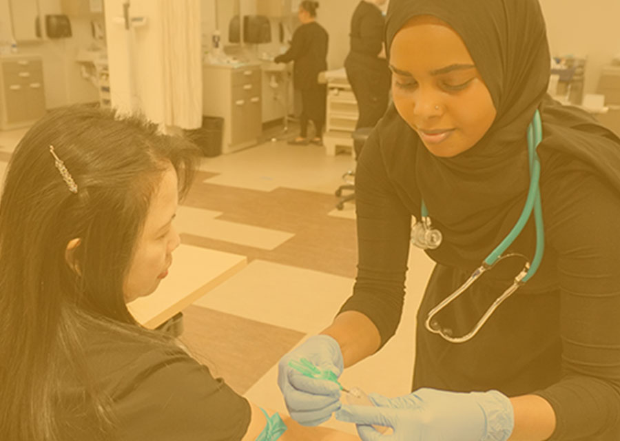 Medical Assistant student