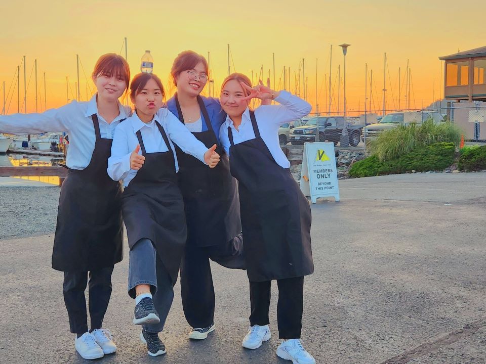 HOST Students HOST students in a sunset